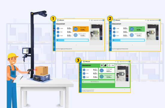 All Parcel Mode Weight Sense Trigger