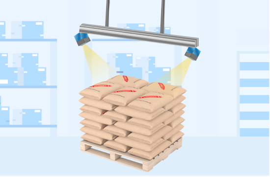 Pallet with Cement Bags